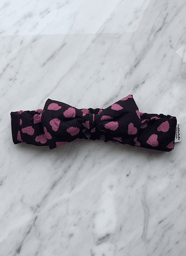 [現貨] TakkoBebe粉紅佳愛心髮帶