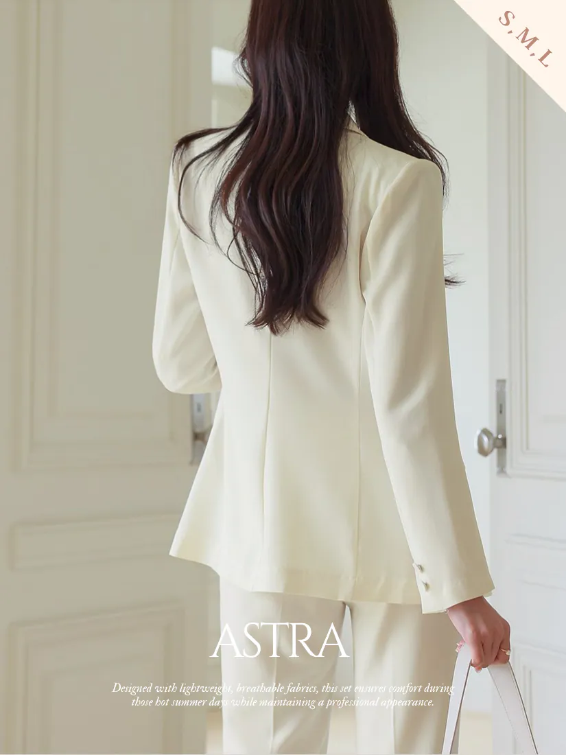 [現貨]Astra劍領西服套裝外套 [ 蜜桃粉/ S ]