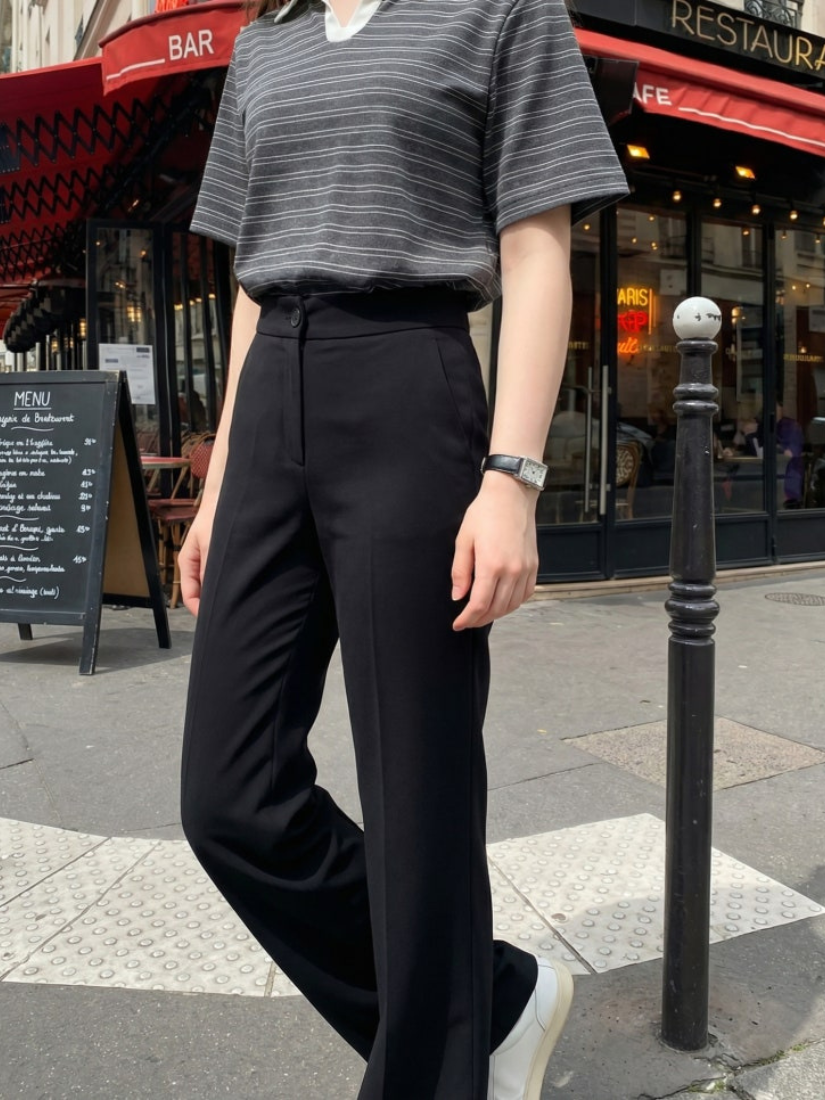 螞蟻腰美腿微喇叭西裝褲 [ 3色 / S,M,L,XL ]